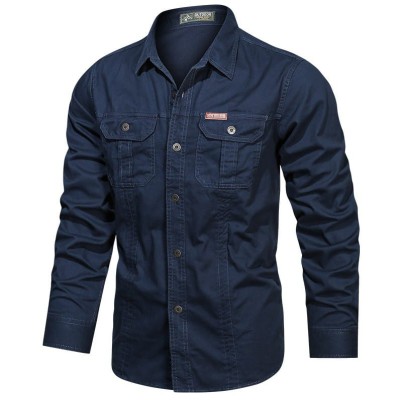 Full sleeves double pocket panel Shirt