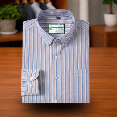 Light Beige Stripe Shirt