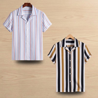 2 Pis Half Sleeve Linen Shirt