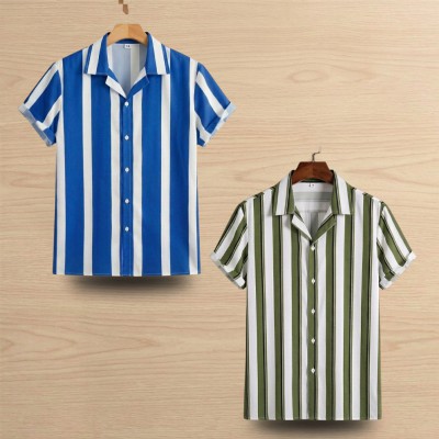 2 Pis Half Sleeve Linen Shirt