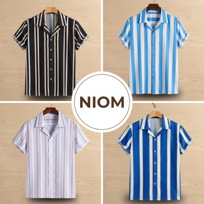 4 Pis Half Sleeve Linen Shirt