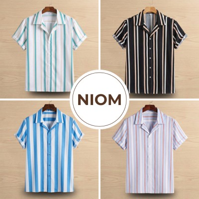 4 Pis Half Sleeve Linen Shirt