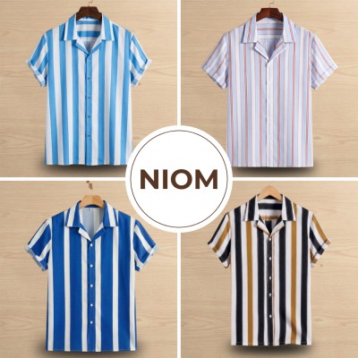 4 Pis Half Sleeve Linen Shirt