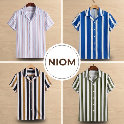 4 Pis Half Sleeve Linen Shirt