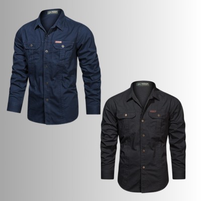 2 PIS DOUBLE POCKET PANEL SHIRT