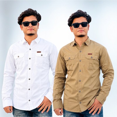 2 Pis Panel Full sleeve Shirt