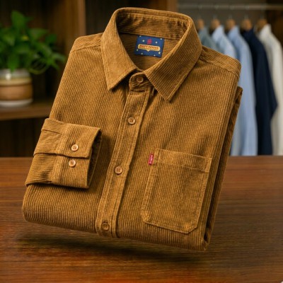 Single Pocket Corduroy Shirt