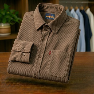 Single Pocket Corduroy Shirt